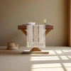 Bohemian-style long cotton and linen table flags, tassels, hollowed-out woven coffee tables and dining tables, home fabric decorations details Picture